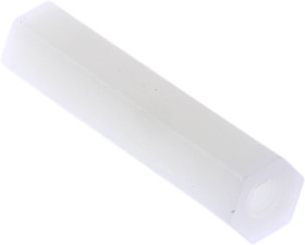 Kołek dystansowy gwint M3 x M3 długość 25mm Nylon 66 Żeński/żeński Sześciokątny RS PRO
