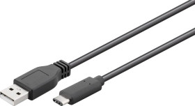 Przewód USB 2.0 HighSpeed USB-C - USB-A 1m 55466