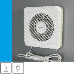 Wentylator domowy Zefir 120 przewód z wtyczką, fi 120 mm, kolor biały