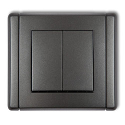 FLEXI Łącznik świecznikowy grafitowy 11FWP-2