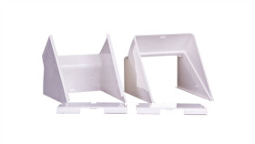 Simon Connect Kąt Wewnętrzny Regulowany Cabloplus Pvc 90X55mm Czysta Biel...