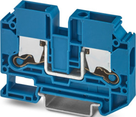 Through terminal block, push-X connection, 1.5-16 mm², 1 pole, 57 A, blue, 1329549
