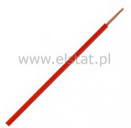 LGY 0,35 / 500V kabel czerwony linka
