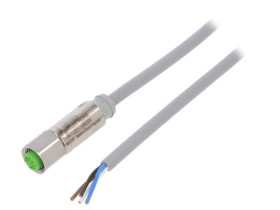 Złącze okrągłe M12 żeńskie proste z wolnym końcem przewodów 4pin 7044-12221-3360500