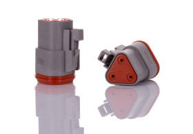 Złącze samochodowe 3-pinowe Deutsch Męski DT