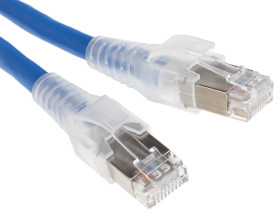 Kabel Ethernet Cat6a długość 2m Z zakończeniem Belden LSZH l. żył: 8 średnica 6.1mm