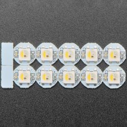NeoPixel RGBW Mini Button PCB - Pack of 10