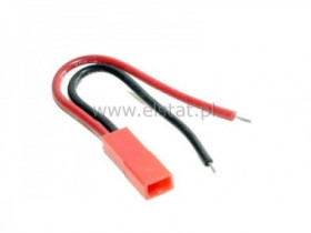 Wtyk JST- BEC męski 2-tory z przewodem -100mm