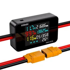 Tester ładowarki akumulatorów KEWEISI KWS-DC26,miernik mocy,woltomierz,amperomierz DC 8-80V 50A,wyświetlacz LCD,ostrzeżenie o pr