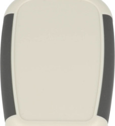 ABS handheld enclosure, (L x W x H) 75 x 50 x 17 mm, light gray (RAL 7035), IP54, 1553AAGY