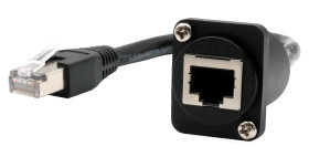 Adapter złącze A RJ45 żeńskie złącze B RJ45 rodzaj A Żeńskie rodzaj B Męskie Exsys