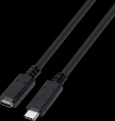 4312-0,5M USB 3.1 cable, C connector to port, 0.5 m