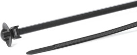 Cable tie, PA, (L x W) 157.5 x 4.6 mm, bundle-Ø 1 to 35 mm, black, -40 to 105 °C, 126-00086