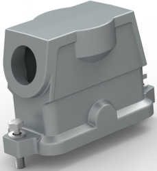 Housing, size HB16, die-cast aluminum, PG21, angled, screw locking, IP68, T1912161121-009