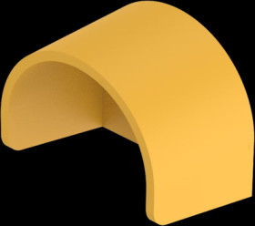 Protective collar, plastic, for emergency stop pushbutton, 45-549.1400