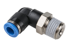 Złączka pneumatyczna R 1/4 męskie Wciskane 6 mm Festo Adapter gwintowany kolankowy R 1/4 męskie