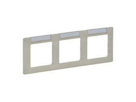 VALENA LIFE Ramka 3 potrójna krem z etykietą 754053 LEGRAND