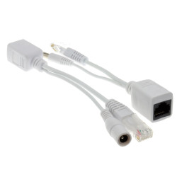 Power Over Ethernet (PoE) Injector/Extractor Cables [discontinued]