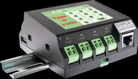 EA PLCC28-D8I4R4AR Compact PLC, 2.8" touch IPS display, 8 DI, 4 AI