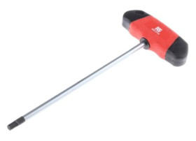 Klucz imbusowy, 6 mm Jednostki metryczne 6mm Sześciokątne, typu Typu T, materiał: Stal chromowo-wanadowo-molibdenowa,