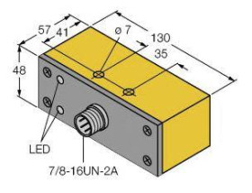 Turck Czujnik indukcyjny nie podtynkowy NI30-Q130-ADZ30X2-B1131