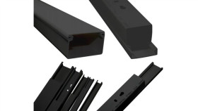 Listwa Elektroinstalacyjna Ls 25X16 Czarna /2M/ Korykto Kablowe Z Pokrywą...