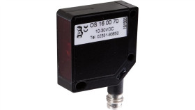 Os160070, Czujnik Optyczny, Przelotowy Nadajnik Czujnika, 35X35x12mm, Sn: 6M,...