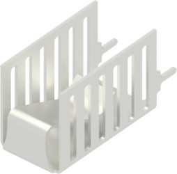 Clip-on heatsink, (L x W x H) 30 x 13 x 16 mm, 22.4 K/W, solderable surface, 10149982