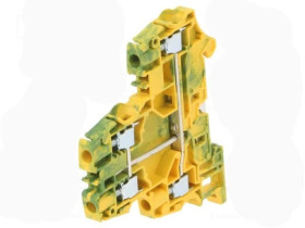 1SNK506250R0000 (ZS6-D1-PE) Złączka: szynowa SNK 0,2÷6mm2 tory: 1 zaciski: 4 żółto-zielony