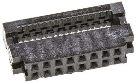 Złącze IDC 16-pinowe 2-rzędowe raster: 2.0mm Żeński Montaż na kablu Amphenol Communications Solutions