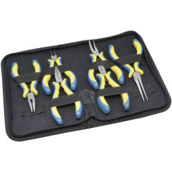Donau 3600 pliers set 6 pieces Case: Round Nose Bent Cutter Nippers