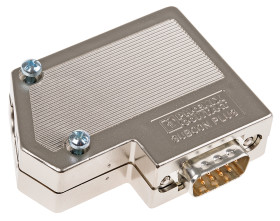 Złącze D-Sub 9-pinowe Męski Kąt Proste Montaż na kablu