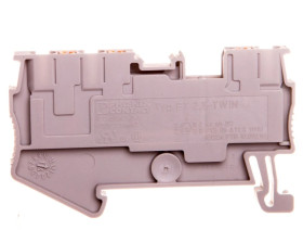 Złączka przelotowa z zaciskami Push-in PT 2,5-TWIN