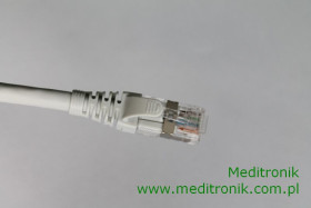 Patchcord S/FTP (SSTP) LSZH miedziany kat.6A (klasa EA) linka szary dł.15m kabe