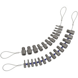 Sealey AK70NBC Thread Checker Nut &amp; Bolt Checker Imperial/Metric