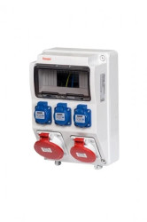 Rozdzielnica RW3958 32/5 16/5 3GS IP44 9 mod. 3958.0013