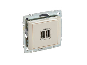 VALENA Ładowarka smartfon USBx2 1,5A kremowa 774170 LEGRAND