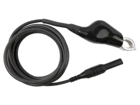 Przewód uziemiający 48VDC 1A 2m czarny Izolacja silikon CIH22105