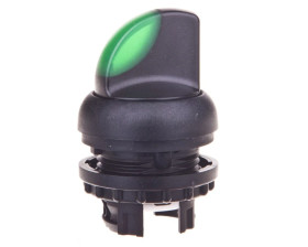 Napęd przełącznika 3 położeniowy zielony z podświetleniem bez samopowrotu M22S-WRLK3-G 216848