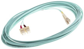 Kabel światłowodowy, średnica: 900μm, OM4 Wielomodowy, Niebieski, LC/SC