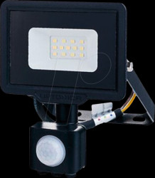 5952 LED floodlight, 10 W, 800 lm, 6000 K, IP65, sensor