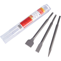 Starrett KCPK03 SDS Plus Chisel Set, 3 Piece