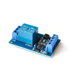 12V Bistable 1-Channel Relay Module with Control Button