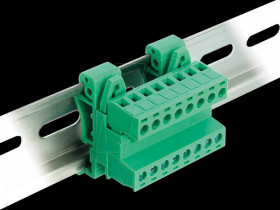 66081 Terminal Block Set, DIN Rail 8 pin