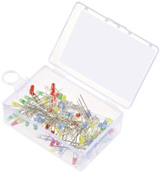 Dioda LED THT TRU COMPONENTS TC-11441748, 3 mm, 55 mcd, 330 mcd, 420 mcd, 2500 mcd, 14400 mcd, 100 szt.