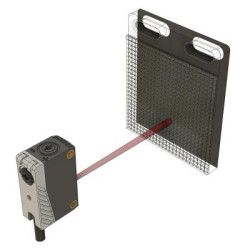 Czujnik; fotoelektryczny; PTE-RM2AP-WT; PNP; NO; refleksyjny (z lustrem); 50÷2000mm; 10÷30V; DC; 100mA; cylindryczny plastikowy;