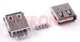 GNIAZDO USB A PROSTE DO DRUKU ROHS