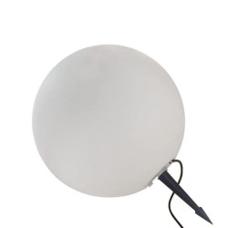 Lampa ogrodowa Gaja 30 cm biała 1xE27 Light Prestige