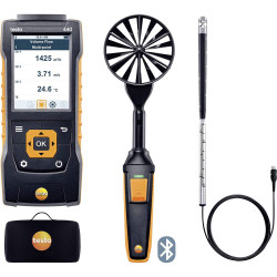 Testo 0563 4407 Testo 440 Set2 Anemometer Bluetooth probes temp sensor included