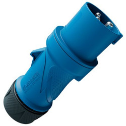 Złącze przemysłowe - zasilające 32A Wtyczka 230 V 3P MENNEKES Niebieski, szary IP54